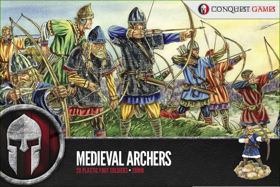 Conquest Games - CGME003 - Medieval Archers - 28mm
