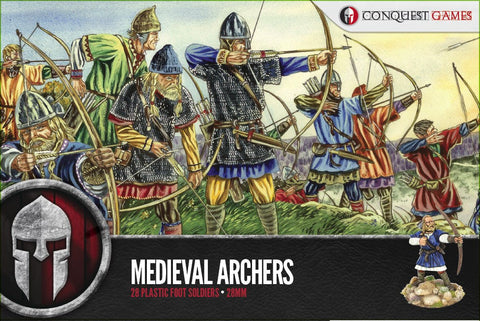 Medieval Archers - 28mm - Conquest Games -  CG3