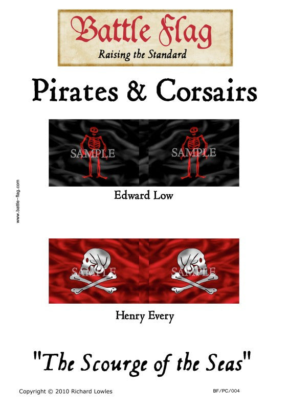 Battle Flag - Edward Low Henry Every (Pirates & Corsairs) - 28mm