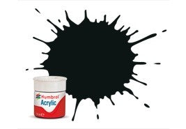 Humbrol - Paints & Painting - 91 Black Green Matt - 14ml Acrylic Paint - AB0091