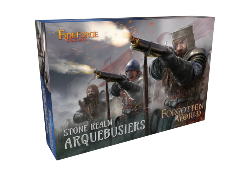 Fireforge Games - FWSR04-BS - STONE REALM ARQUEBUSIERS