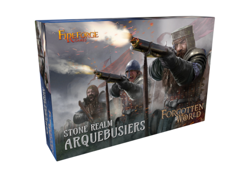 Fireforge Games - FWSR04-BS - STONE REALM ARQUEBUSIERS