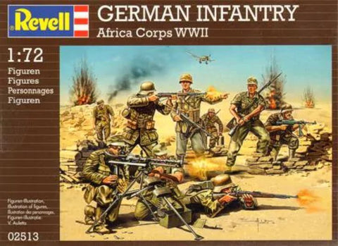 German Infantry Africa Corps WWII - 1:72 - Revell - 2513