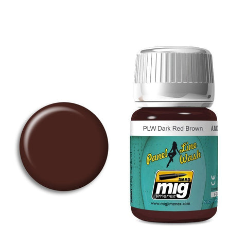 Ammo of mig - Panel line wash - Dark red brown