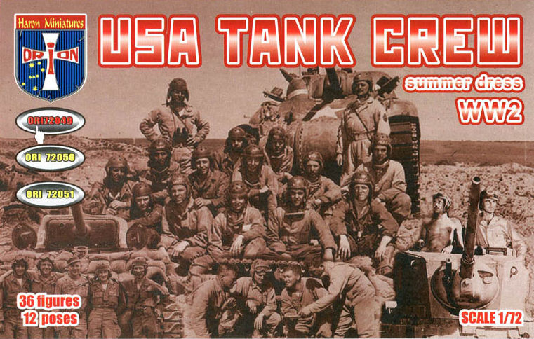 USA Tank crew summer dress WW2 - 1:72 - Orion - 72049