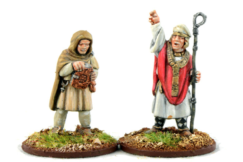 Gripping Beast - SSC06 - SAGA - Bishop and Attendant - 28mm