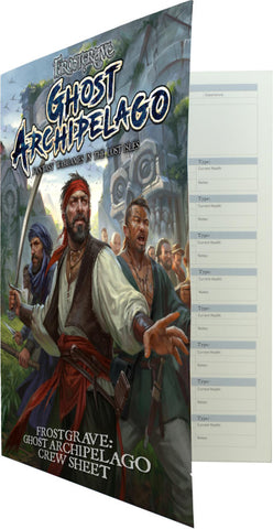Frostgrave ghost archipelago - Crew Sheet - @
