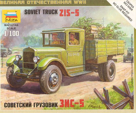 Soviet Truck ZIS-5 - 15mm/1:100 - Zvezda - 6124 - @