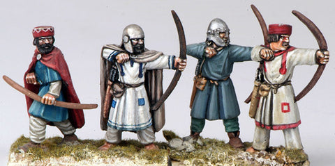 Gripping Beast - SAGA - AAB06 - Briton Rustici (levy) bows - 28mm