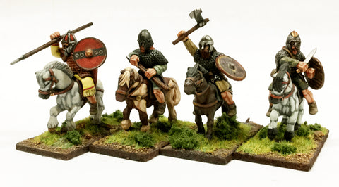 Pict Nobles Mounted (Hearthguard) - 28mm - Gripping Beast - SAGA - AAP03 - @