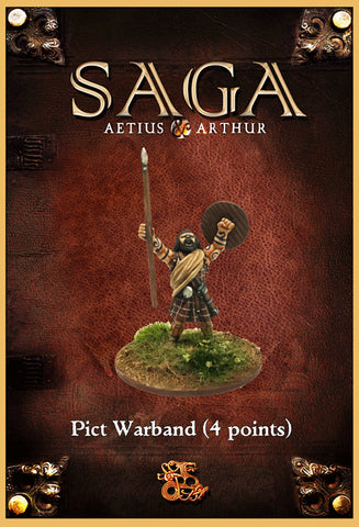 Aetius & Arthur - Pict Warband (4 points) - 28mm - Gripping Beast - SAGA - @