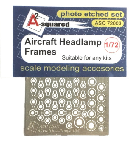 Aircraft Headlamp Frames - 1:72 - A-Squared - 72003 - @