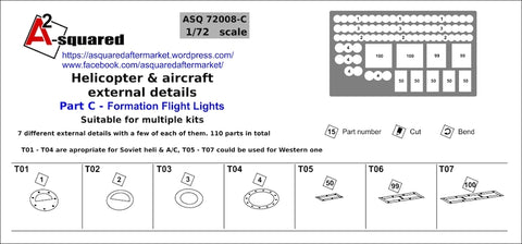 Helicopter & Aircraft ext details - 1:72 - A-Squared - 72008C - @