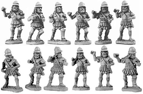 Xyston - Later Spartan Hoplites in Linen Cuirass - 15mm - ANC20005
