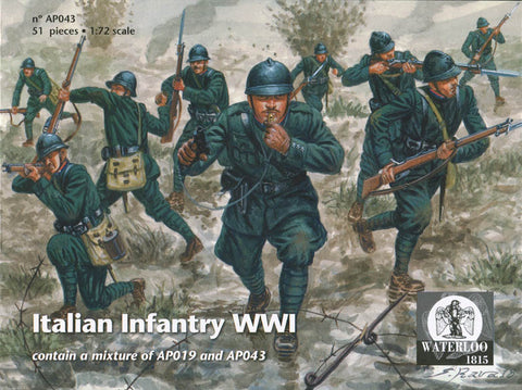 Italian infantry WWI - 1:72 - Waterloo 1815 - AP043 - @