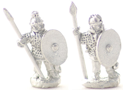 Pendraken - Armoured, standing, spear (Ancient Late Roman) - 10mm