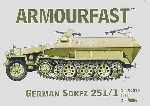 German Sd.Kfz.251/1 Hanomag - 1:72 - Armourfast - 99019 - @