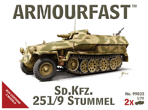 Armourfast - 99032 - German Sd.Kfz.251/9 Stummel - 1:72