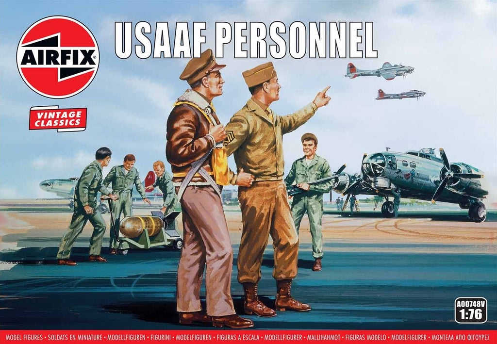 USAAF Personnel (WWII) 'Vintage Classics series' - 1:76 - Airfix - 00748V