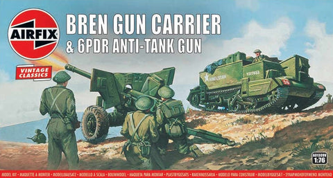 Bren Gun Carrier & 6pdr Anti-Tank Gun - 1:76 - Airfix - 01309V