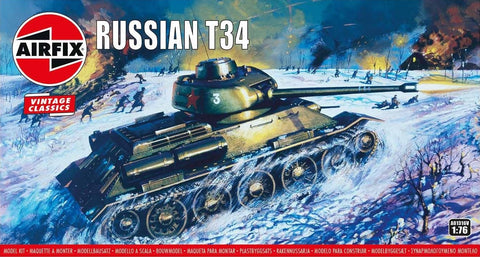 Airfix - 01316V - Soviet T-34 Tank 'Vintage Classic series' - 1:76