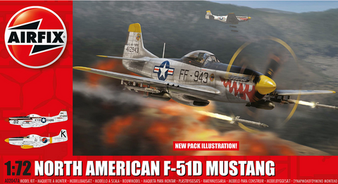 Airfix - 02047A - North-American F-51 Mustang - 1:72