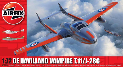 Airfix - 02058A - de Havilland Vampire T.11 /J-28C - 1:72