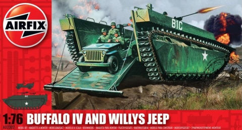 Airfix 02302 - Buffalo Amphibian and Willys Jeep - 1:76