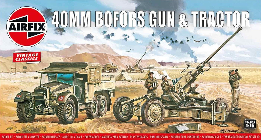 Airfix - 02314V - 40mm Bofors Gun and towing Tractor - 1:76