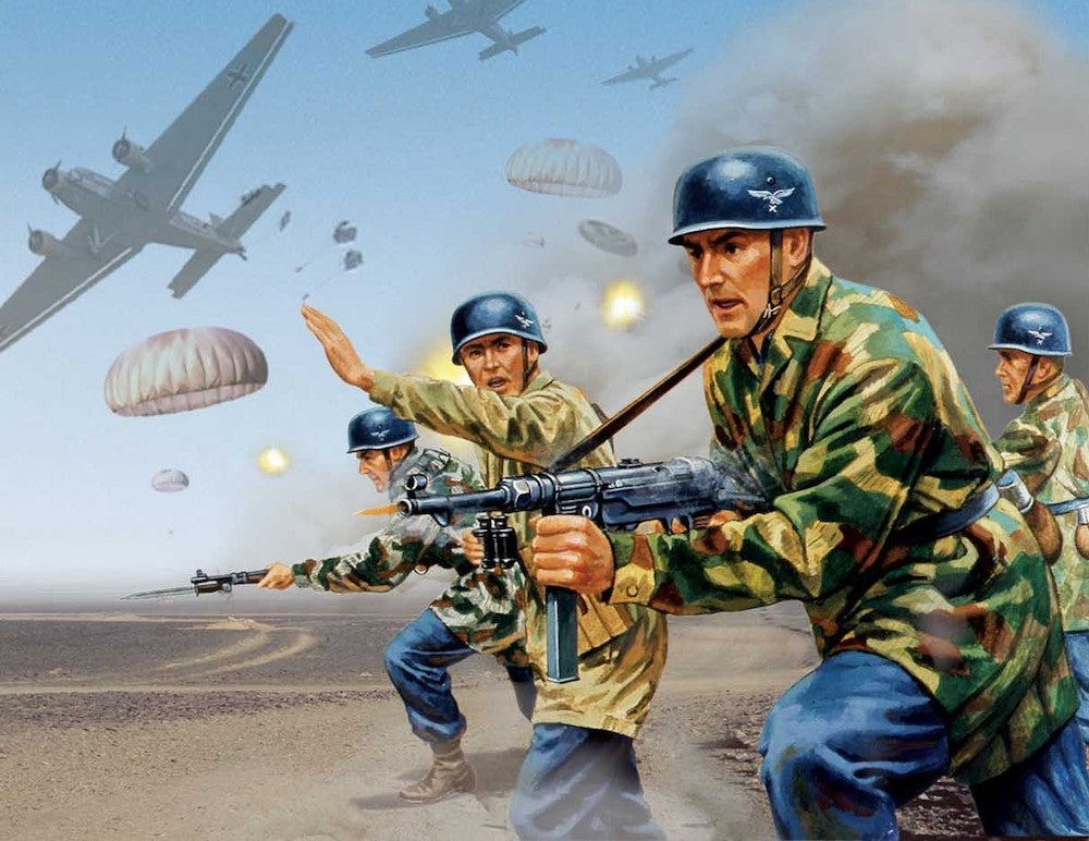 Airfix - 02712V - German Paratroops (WWII) - 1:32