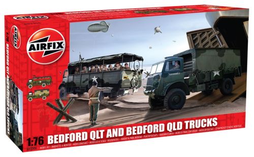 Airfix - 03306 - Bedford QL Trucks - QLT and QLD - 1:76