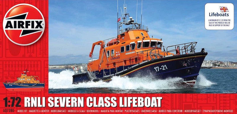 RNLI Severn Class Lifeboat - 1:72 - Airfix - 07280