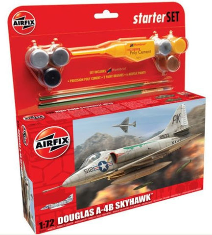 Airfix - 55203 - Douglas A-4B Skyhawk Starter Set includes Acrylic paints - 1:72