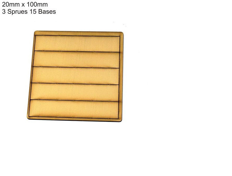 4GROUND - Tan primed bases 20 x 100 mm (15)