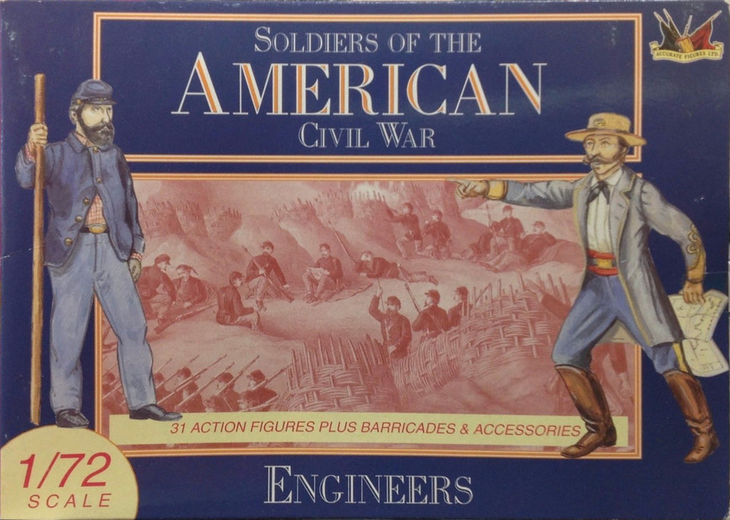 Accurate Figures - 7209 - Soldiers American Civil War - Engineers - 1:72