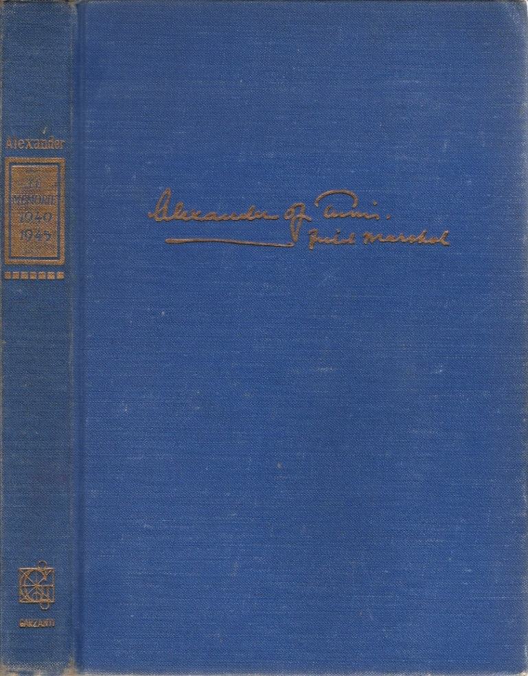 Libri - Le memorie del maresciallo Alexander 1940-1945