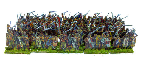 Paper Soldiers - Britons Warband (28mm) x10 stand
