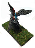 Bretonnian Hero on Pegasus - 10mm - Warmaster - UNPAINTED
