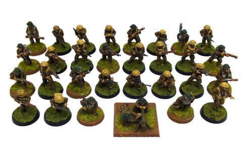 British infantry (WWII) - 28mm - PAINTED - @