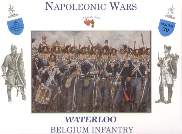 A Call to Arms - 3230 - Belgian Infantry Waterloo - 1:32 - @