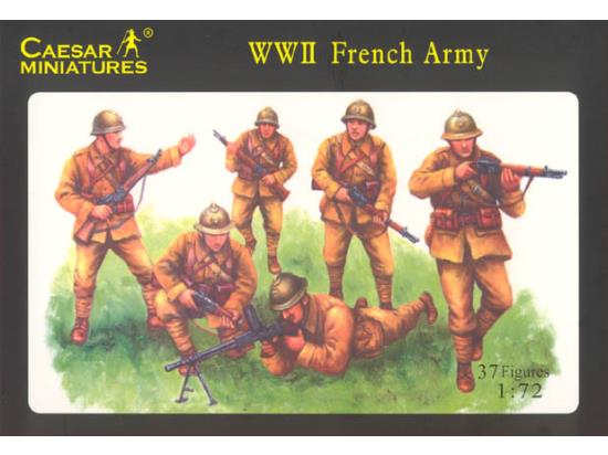 Caesar Miniatures - H038 - WWII French army - 1:72