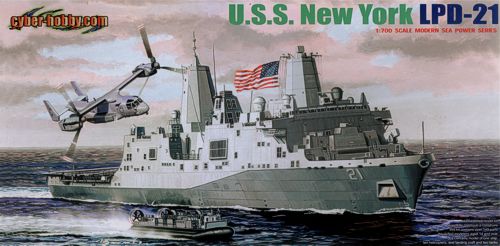 Dragon - 7110 - USS New York LPD-21 - 1:700