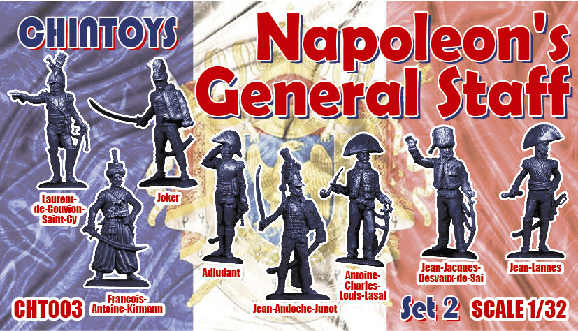Napoleon's General Staff Set 2 - 1:32 - Chintoys - 003@