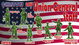Chintoys - 010 - ACW/American Civil War Union General Staff - 1:32
