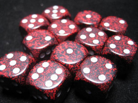 Chessex - 25744 - Silver Volcano - Dice Block Speckled (16mm)