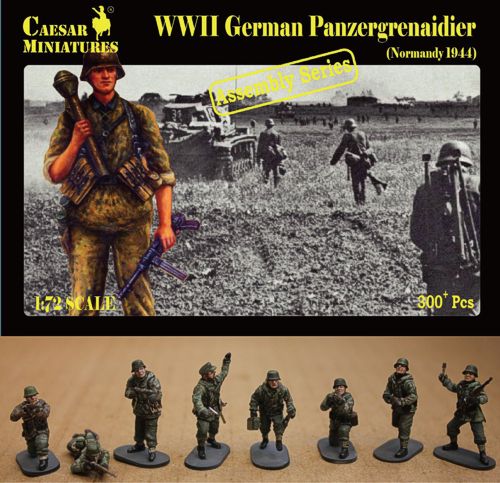 German Panzergrenaidier WWII - 1:72 - Caesar Miniatures - H7716