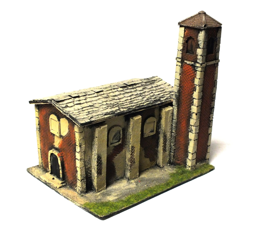 Church painted (in resin) - 28mm - PAINTED