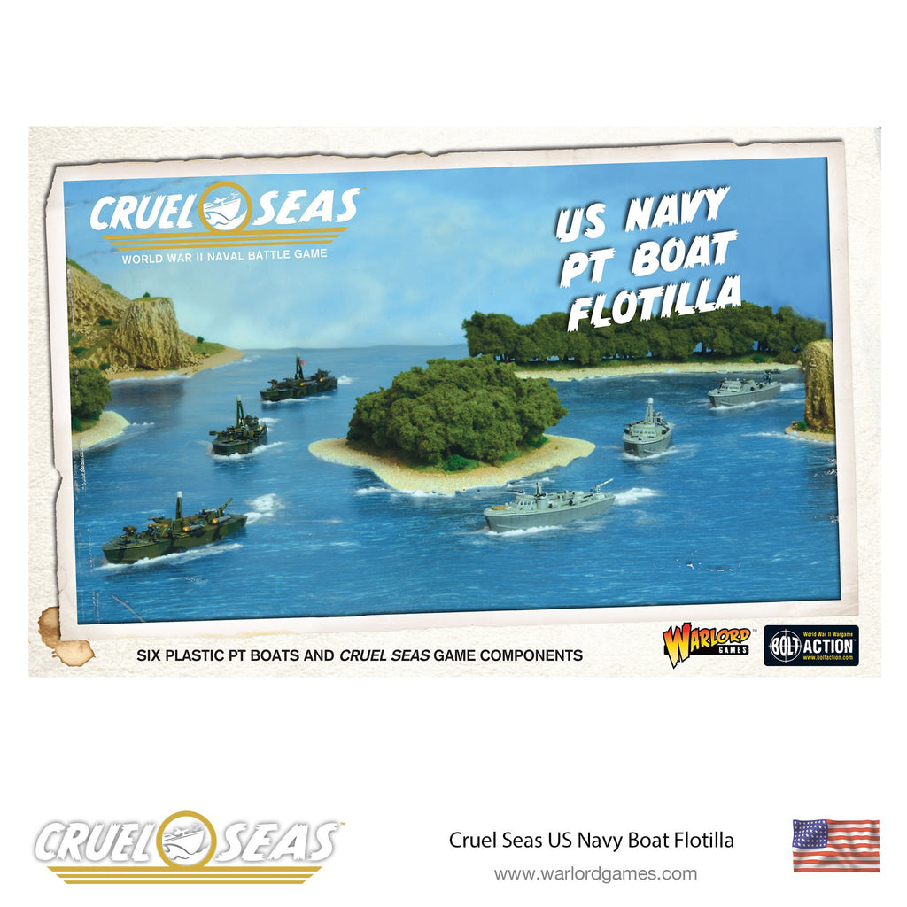 US Navy PT boat flotilla - 1:300 - Cruel Seas - 782011002 - @