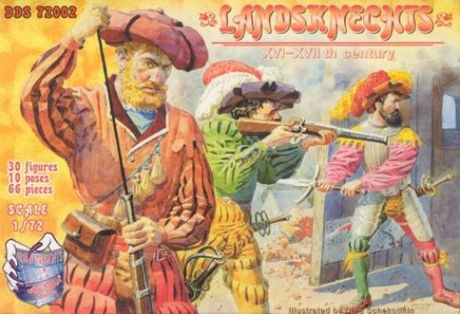 Landsknechts XVI-XVII° - Set 1 - 1:72 (NO BOX) - Dark Dream Studio - 72002 - @