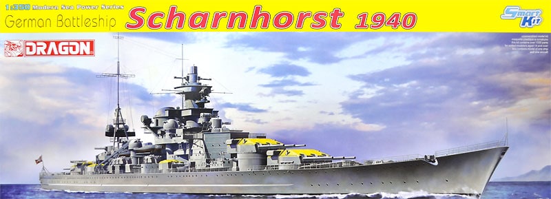 Dragon - 1062 - Scharnhorst 1940 GERMAN BATTLESHIP - 1:350
